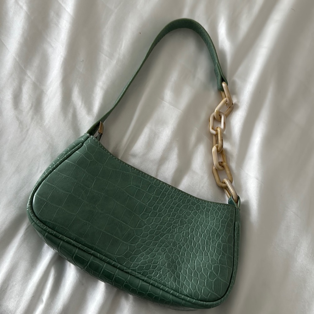 Sage Green/Mint Croc Purse